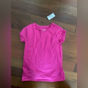 Children’s place hot pink t shirt NWT size 7/8